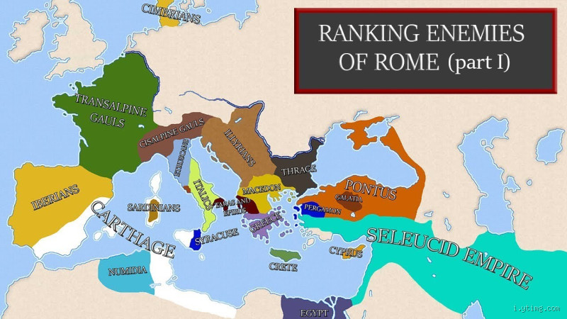 Who gave the Romans the most trouble? Enemies that shook an empire