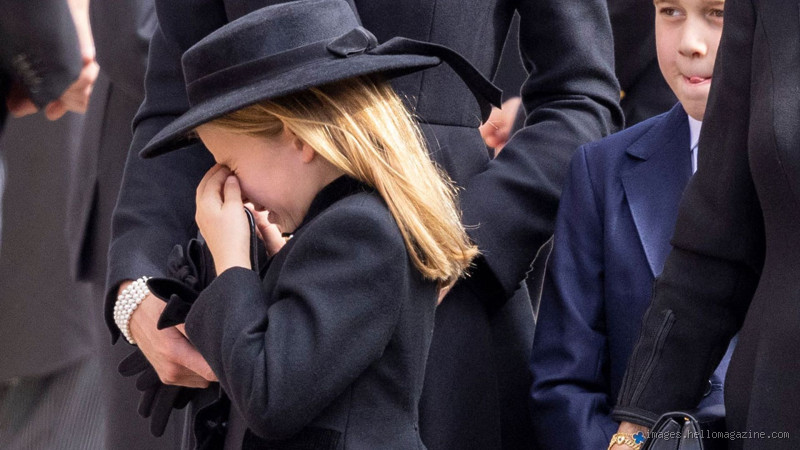 Did Princess Charlotte Cry at the Queen's Funeral?