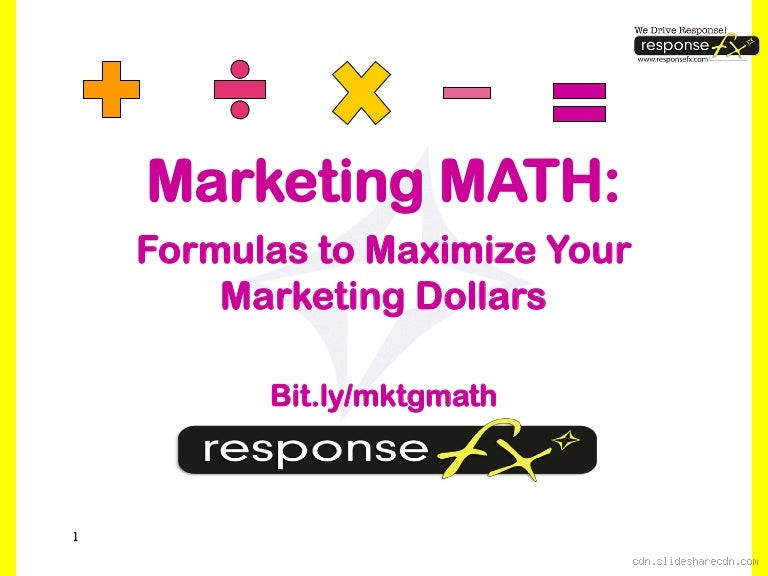 Is There Math in Marketing? Unveiling the Numbers Behind the Strategy