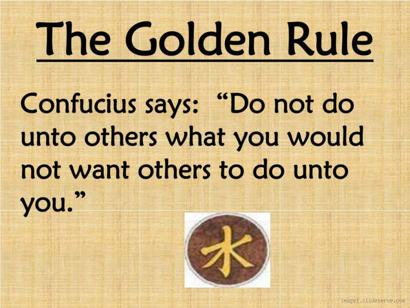 Did Confucius Create the Golden Rule?
