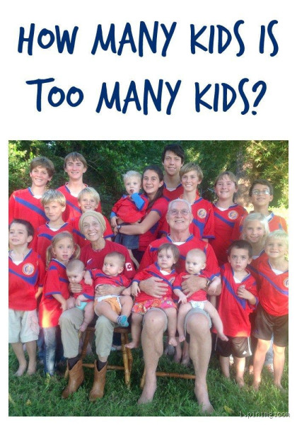 How Many Kids Is a Lot of Kids?