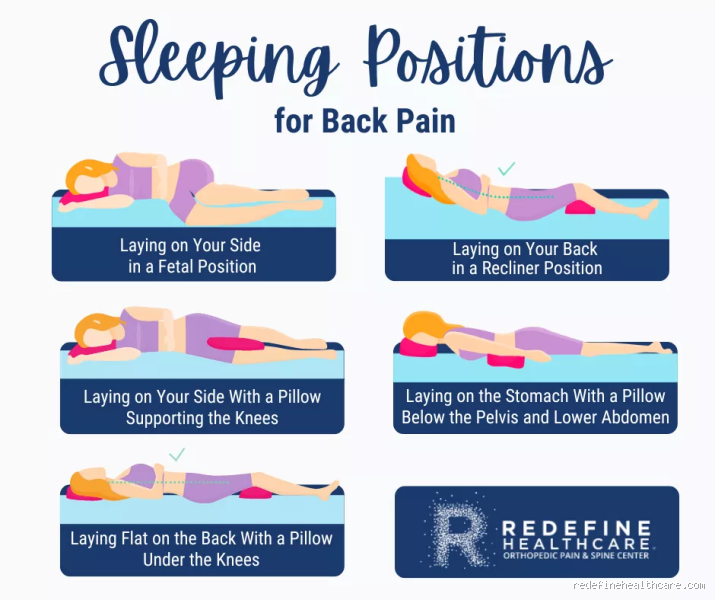 How should I sleep to stretch my spine?