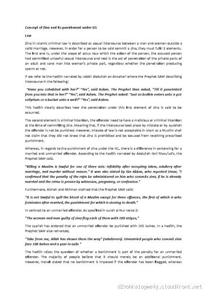 What Does Zina Include? Understanding the Concept