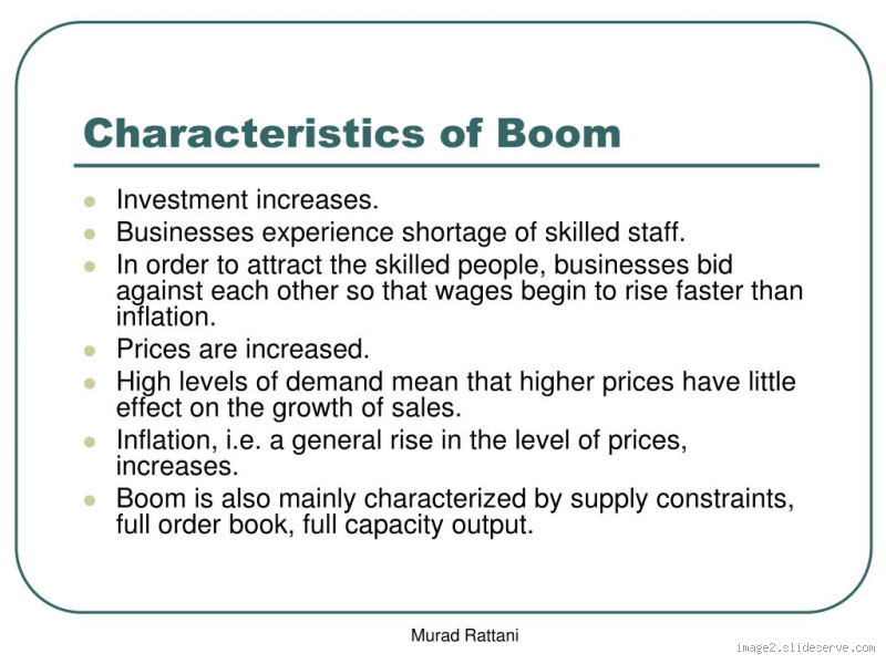 What is a Boom in Business?