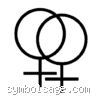 What is the double girl symbol?