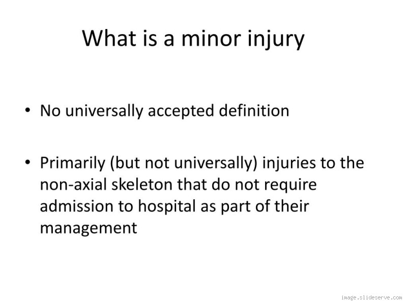 What is the Most Minor Injury? Understanding the Smallest Setbacks
