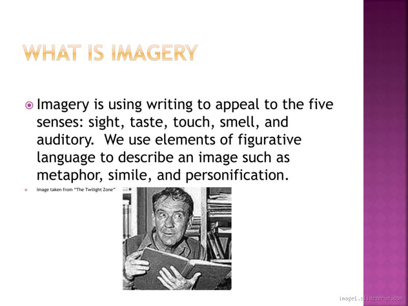What is the Writer's Effect of Imagery in Storytelling and Writing?
