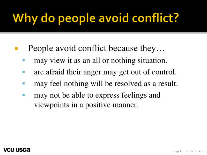 What Kind of People Avoid Conflict and Why?