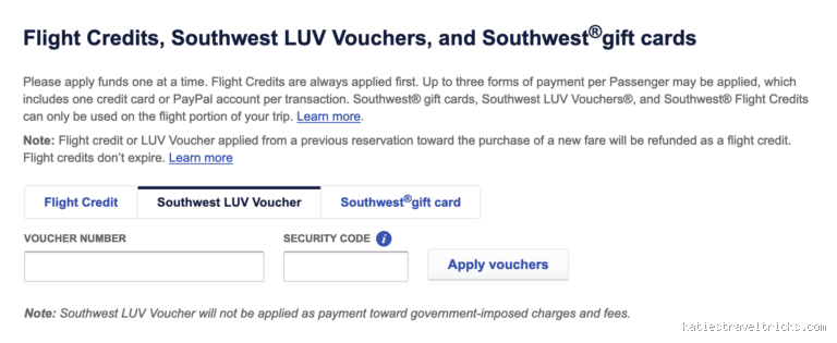 Where is the security code on a Southwest LUV voucher? Find It Here