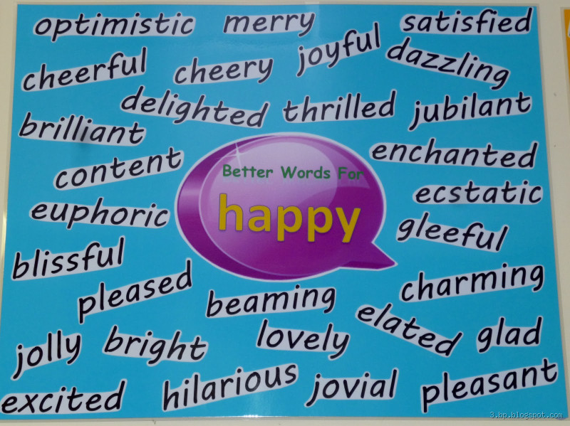 What is a better word than happy?