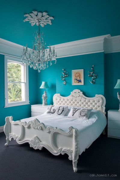 Which colour is most attractive for bedroom?