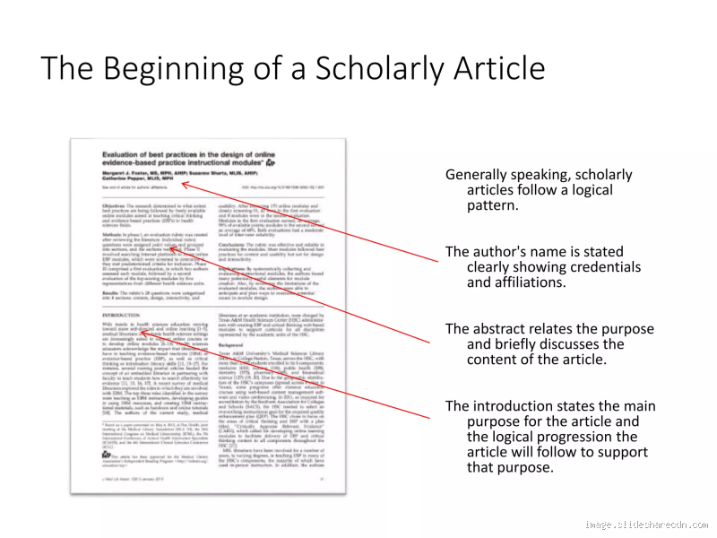 Which of the following is a characteristic of scholarly journals?