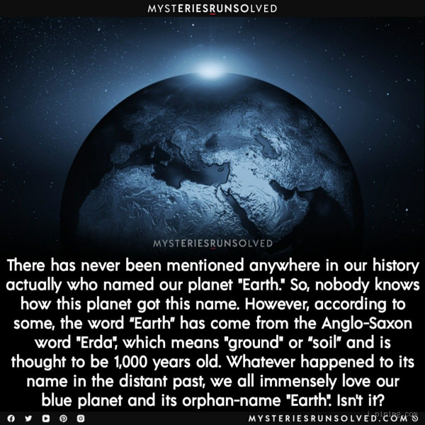 Who Kept the Name Earth? Unveiling the Mystery Behind Our Planet's Name