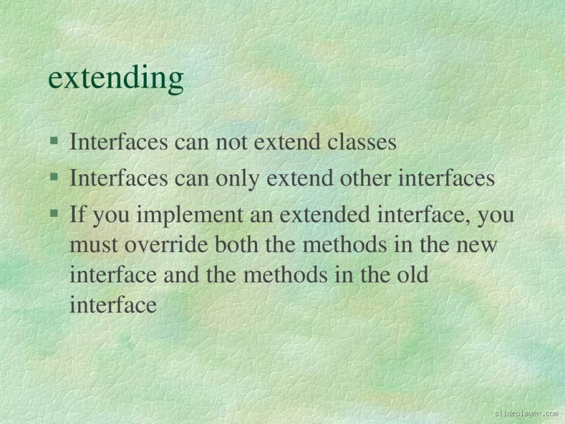 Why Can't Interface Extend a Class? The Core Concept Explained