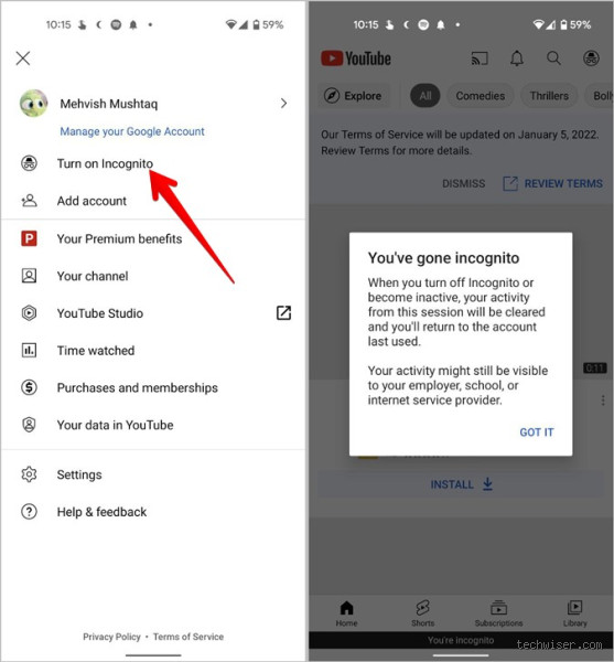 How to Watch 18+ Videos on YouTube Incognito Without Leaving Traces